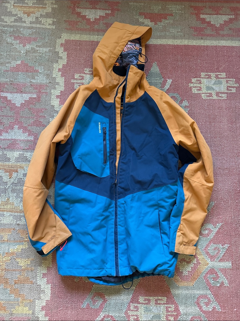 mens travis rice quicksilver insulated snowboard jacket size large